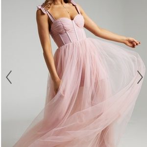 Bustier Bodice Tulle Gown